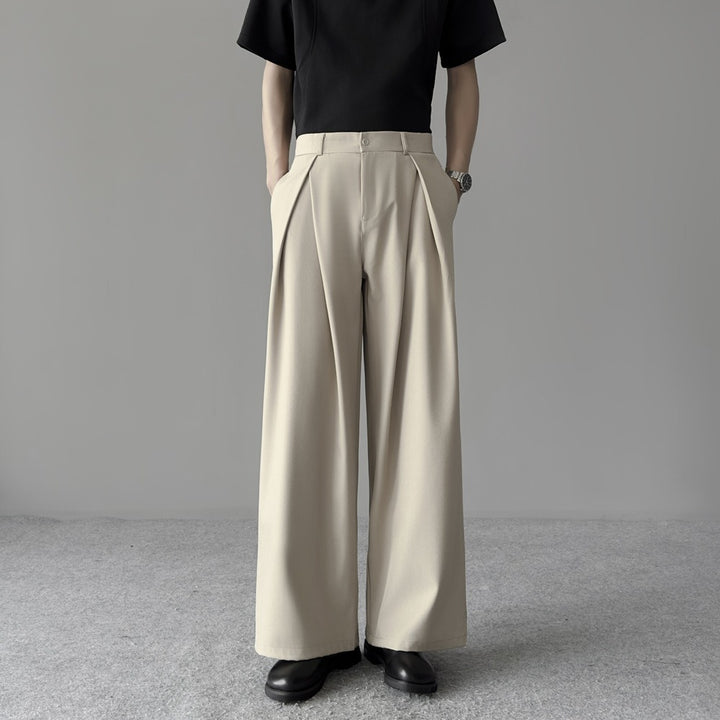 Men’s Wide-Leg Trousers – Relaxed Fit