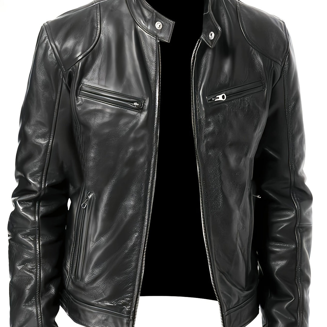 Men’s PU Motorcycle Jacket