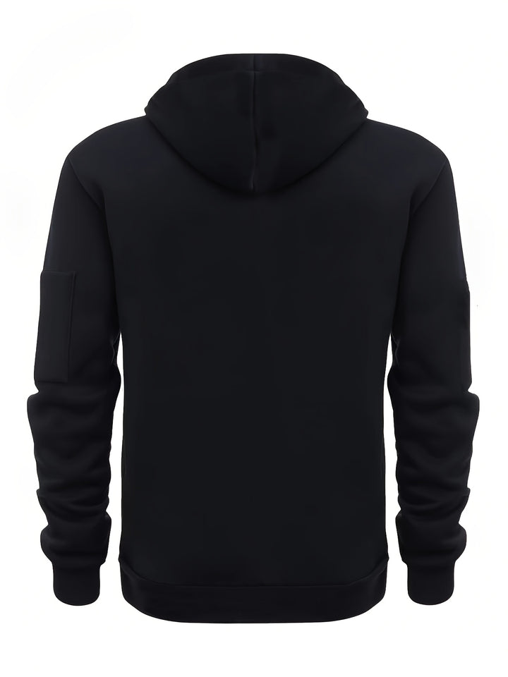 (Pearson OBM) European and American Fashion Casual Autumn/Winter Zip-Up Long Sleeve Unisex Sweatshirt for Running, Training, Outdoor Warmth, and Fitness Jacket