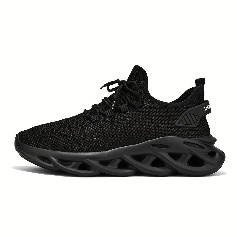 [Men's Running Shoes] Men's Lightweight Breathable Mesh Running Shoes - Large Size Fashion Casual Sports Shoes