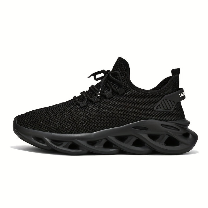 [Men's Running Shoes] Men's Lightweight Breathable Mesh Running Shoes - Large Size Fashion Casual Sports Shoes