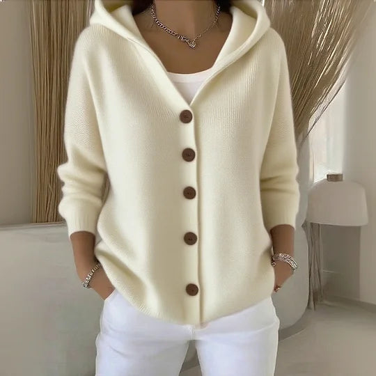 Elodie™ - CARDIGAN A CAPUCHE