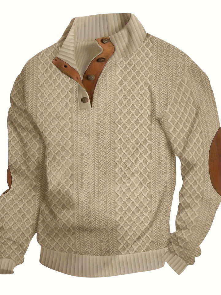 Men’s Jacquard Knit Jumper