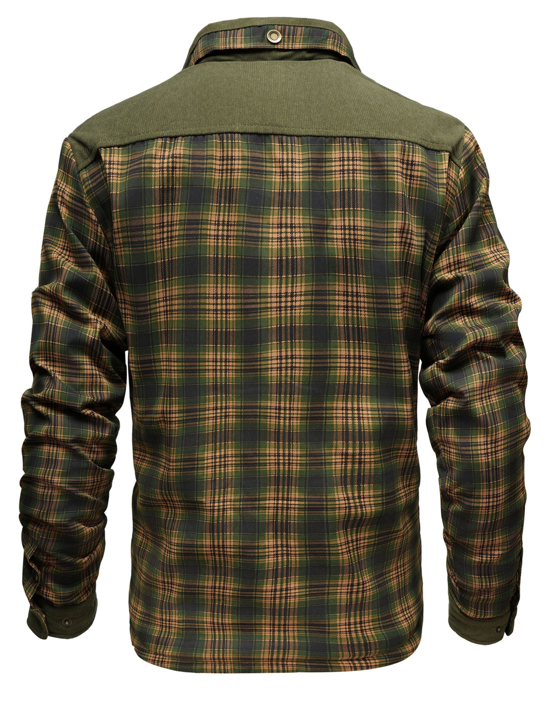 Men’s Fleece-Lined Plaid Jacket