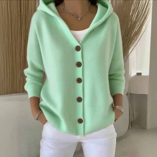 Elodie™ - CARDIGAN A CAPUCHE