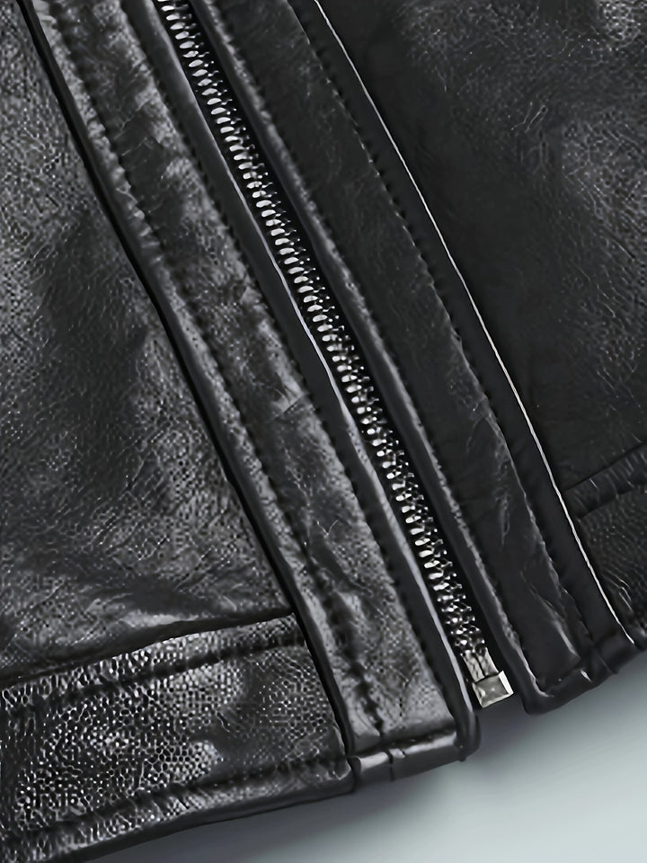 Men’s PU Motorcycle Jacket