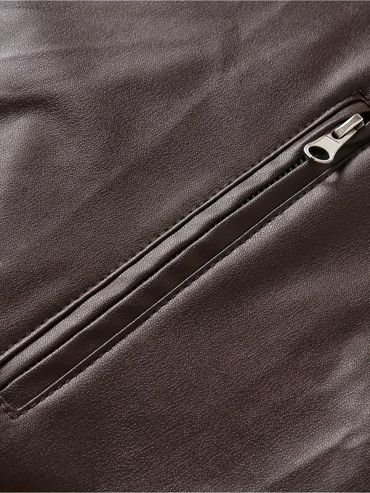Men’s PU Motorcycle Jacket
