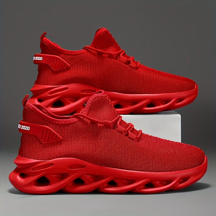 [Men's Running Shoes] Men's Lightweight Breathable Mesh Running Shoes - Large Size Fashion Casual Sports Shoes