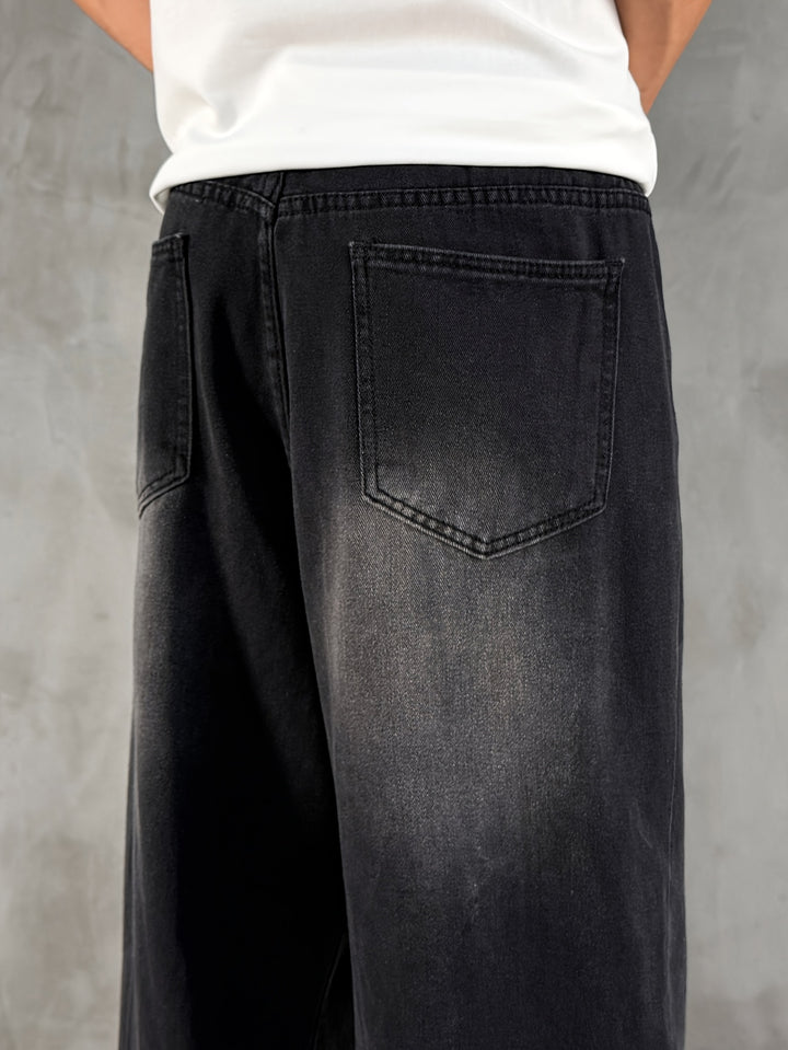 Men’s Loose Fit Black Jeans