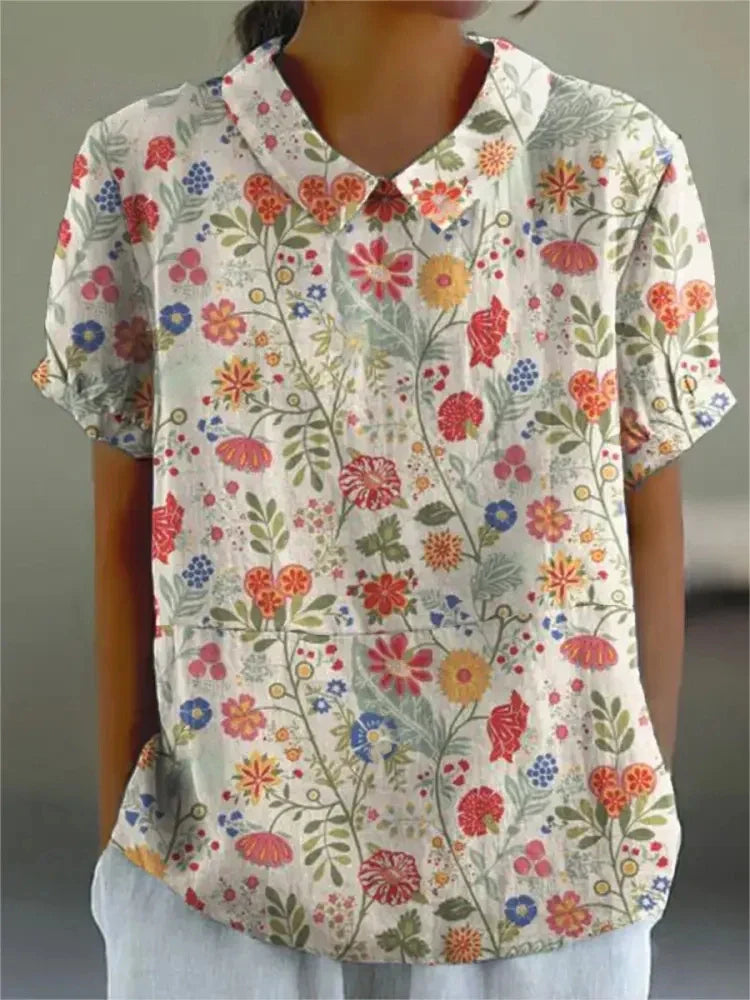 Ragnhild™ | Blomstret Skjorte