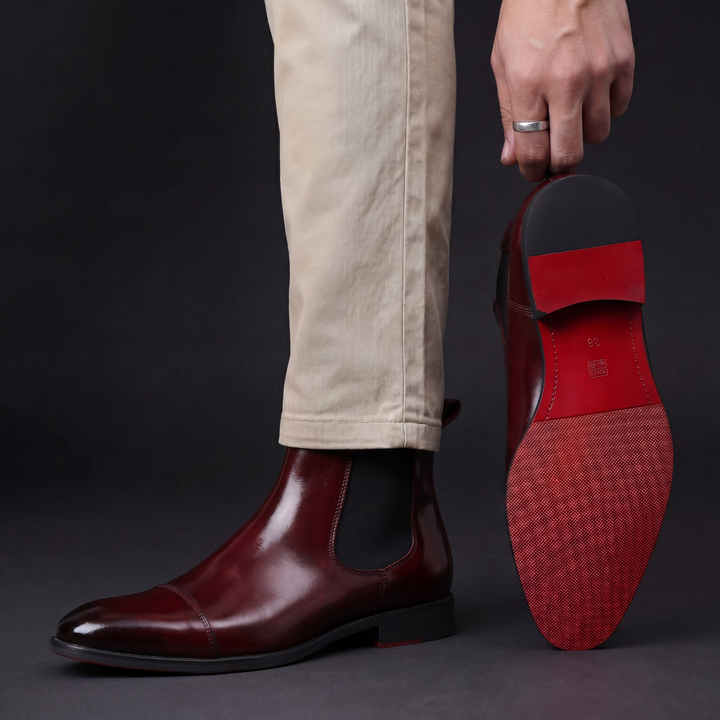 Men`s Calvino Leather Chelsea Boots