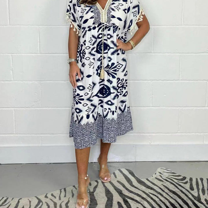 Nelly™ - Printed Casual Dress