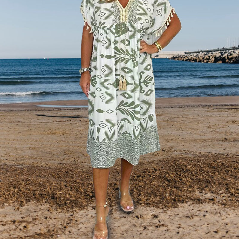 Nelly™ - Printed Casual Dress
