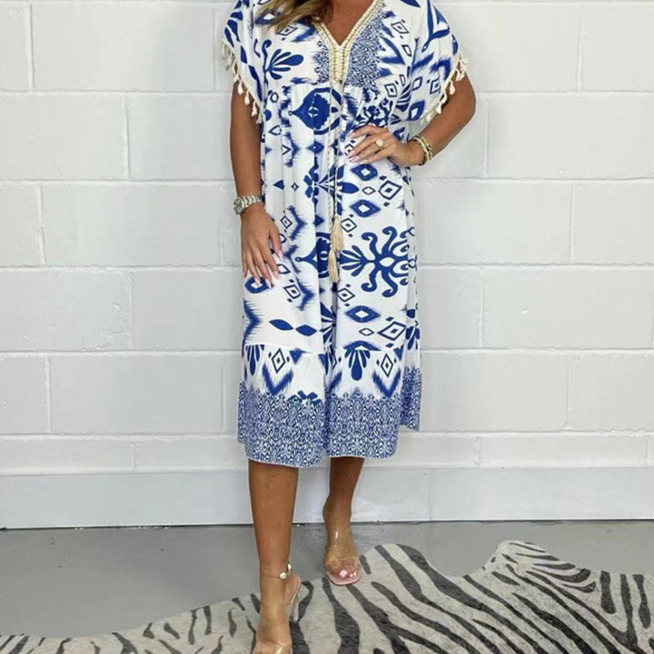 Nelly™ - Printed Casual Dress
