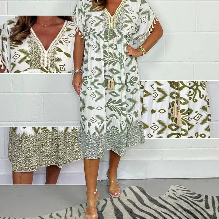 Nelly™ - Printed Casual Dress