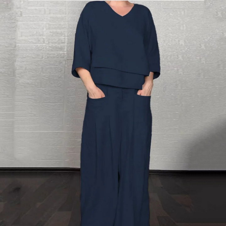 Elisabetta ™  –  Cotton Linen 2-Piece Set