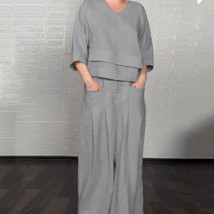 Elisabetta ™  –  Cotton Linen 2-Piece Set